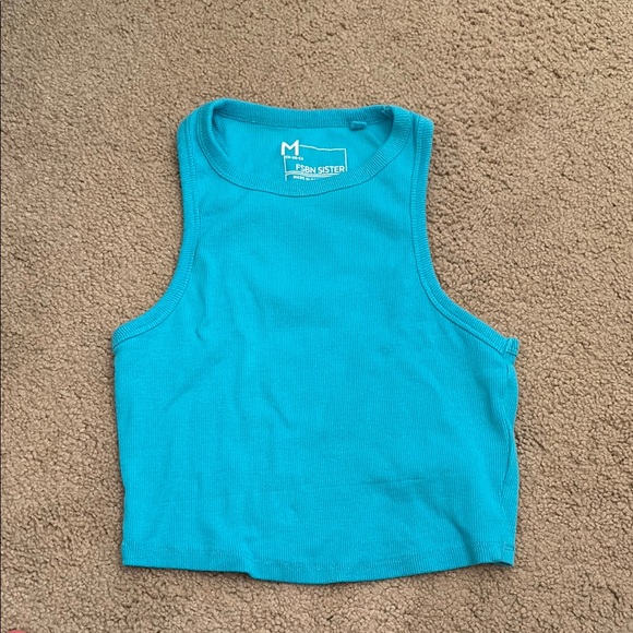 Women's Blue Tank Top - Picture 1 of 1